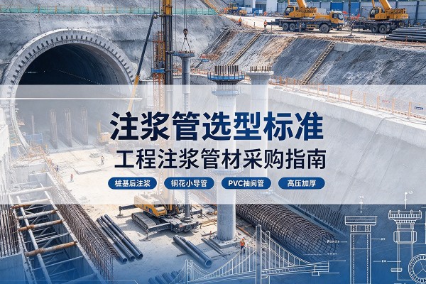 沧县注浆管选型标准