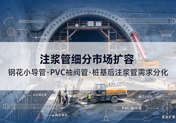 沧县注浆管细分市场扩容，隧道钢花小导管、PVC 袖阀管、桩基后注浆管需求分化